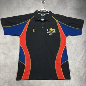 Kukri Mens Polo Shirt University of Birmingham size XL 44 Archery Black Red Blue